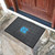 19.5" x 31.25" Black and Blue NCAA University of North Carolina Outdoor Door Mat