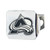 3.25" x 4" White and Black NHL Colorado Avalanche Hitch Cover Automotive Accessory