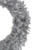 36" Silver Tinsel Artificial Christmas Wreath, Unlit