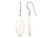White Mother of Pearl Earrings in Sterling Silver