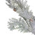 19" Cedar Pinecone Blue Frosted Christmas Bush Spray