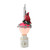6.5" Red Cardinal and Holly Christmas Bubble Night Light