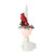 6.5" Red Cardinal and Holly Christmas Bubble Night Light