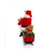 13.25" Red and White Santa Claus on Coca-Cola Train with LED Garland Figurine