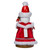 14" White and Red Steinbach German Decorative Snowman Chubby Nutcracker