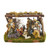 10-Piece Set Soothing Colored Decorative Nativity Theme with Stable 7"