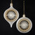 Club Pack of 12 Retro Finial and Ball Reflector Christmas Ornaments