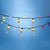 Club Pack of 24 Leg Shaped Christmas Necklace LED Lights 30"
