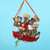 12 Moose Family of 5 in Fishing Boat Christmas Ornaments for Personalization