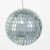 Club Pack of 16 Mirrored Glass Disco Ball Christmas Ornaments 4" (100mm)