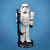 10" Star Wars Stormtrooper with Carbine Wooden Christmas Nutcracker