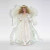 12" Lighted Ivory Angel with Halo Christmas Tree Topper - Clear Lights
