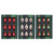 Club Pack of 216 Multi-Color Mini Glass Glitter Teardrop Christmas Ornaments 1.25"