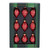 Club Pack of 216 Multi-Color Mini Glass Glitter Teardrop Christmas Ornaments 1.25"