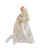 Lighted Angel Christmas Tree Topper - 12" - Off-White and Gold - Clear Lights