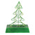 8" LED Lighted Green Wired Christmas Tree Stocking Holder