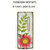 15.75" Green and Pink Floral Thermometer Rectangular Wall Décor