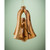 3" Brown Wooden 3D Nativity Bell Hanging Ornament
