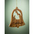 3" Brown Wooden Nativity Christmas Hanging Ornament