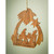 2.5" Brown Holiday Collections Wooden Nativity Christmas Hanging Ornament