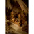 5" Brown Wooden Nativity Set with Silhouette Figures Ornament