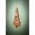 3.5" Brown Wooden Nativity in Christmas Tree Shaped Hanging Ornament