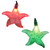 10-Count Tropical Beach Starfish Novelty Christmas Light Set,11ft Green Wire