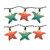 10-Count Tropical Beach Starfish Novelty Christmas Light Set,11ft Green Wire