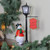 14.5" Mini Pre-lit Street Lamp and Snowman Christmas Table Top Display