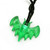 10 Multi-Color Bat LED Novelty Halloween Lights - 3.8 ft Black Wire