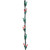 100ct Green and Red Mini Christmas Garland Light Set, 9'- Green Wire