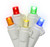 60 Multi-Color LED Wide Angle Mini Christmas Lights - 19.6 ft White Wire
