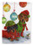 Dachshund Christmas Jingle Flag Canvas House Size PPP3085CHF