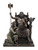 Bronzed Zeus and Hera at the Throne Statue with Colored Accents