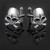 Stainless Steel Skull & Crossbones Mens Cuff Links
