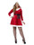 49" Red and White Curves Miss Santa Women Adult Christmas Costume - X2