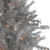 Pre-Lit Slim Tinsel Pine Artificial Christmas Tree - 7.5' - Silver - Clear Lights