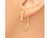 14K Yellow Gold Medium Classic Hoop Earrings 4/5 Inch (2.00mm)