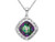 4.25 Carat (ctw) Mystic Fire Topaz Pendant Necklace in Sterling Silver with Chain