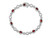 2.70 Carat (ctw) Garnet Oval Link Bracelet in Strerling Silver