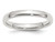 Ladies Comfort Fit 3mm Wedding Band Ring in Sterling Silver - 68QGG1030GF-4