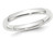 Ladies Platinum Comfort Fit 3mm Wedding Band Ring - 28QGG0030GF-12