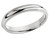 Ladies or Mens Comfort Fit 4mm Milgrain Wedding Band Ring in Sterling Silver - 68QGG5040GF-10.5