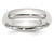 Ladies Comfort Fit 5mm Wedding Band Ring in Sterling Silver - 68QGG2050GF-12.5