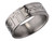 Mens 6mm Cross Design Titanium Wedding Band Ring - 28QGG0145GF-10