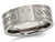 Mens 6mm Cross Design Titanium Wedding Band Ring - 28QGG0145GF-11