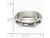 Mens Greek Key 6mm Titanium Satin-Polished Wedding Band Ring - 28QGG0071GF-12.3