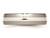 Ladies or Mens 6mm Comfort Fit Titanium Wedding Band Ring with Sterling Silver Inlay - 28QGG0081GF-13