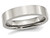 Mens Chisel Stainless Steel 5mm Flat Polished Wedding Band Ring - 88QGG0007GF-8.5