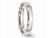 Mens Chisel 4mm Stainless Steel Comfort Fit Wedding Band Ring - 88QGG0019GF-11